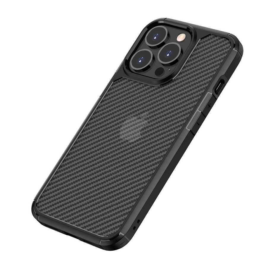iPhone Uyumlu 13 Pro Max Kılıf Zore İnoks Kapak