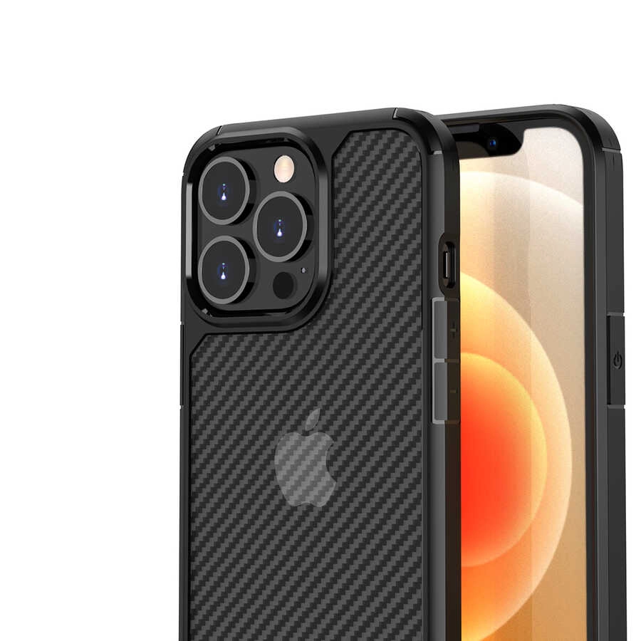 iPhone Uyumlu 13 Pro Max Kılıf Zore İnoks Kapak