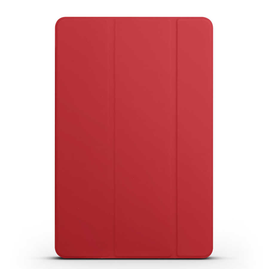 Xiaomi Uyumlu  Mi Pad 5 Zore Smart Kapak Standlı 1-1 Kılıf-Kırmızı