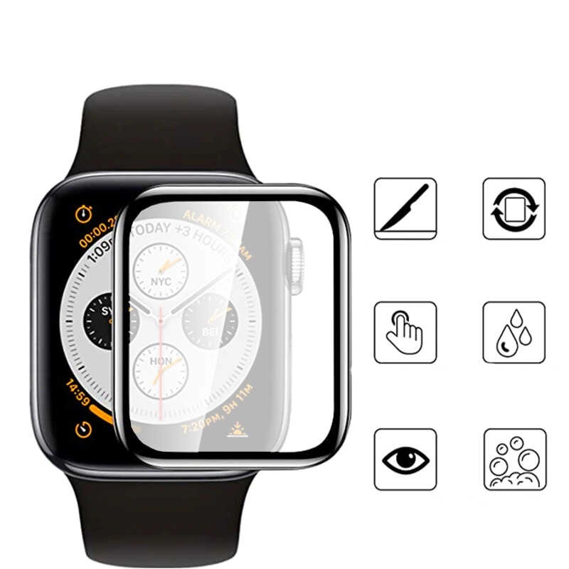 Watch 44mm Zore Mat Eko PMMA Pet Saat Ekran Koruyucu