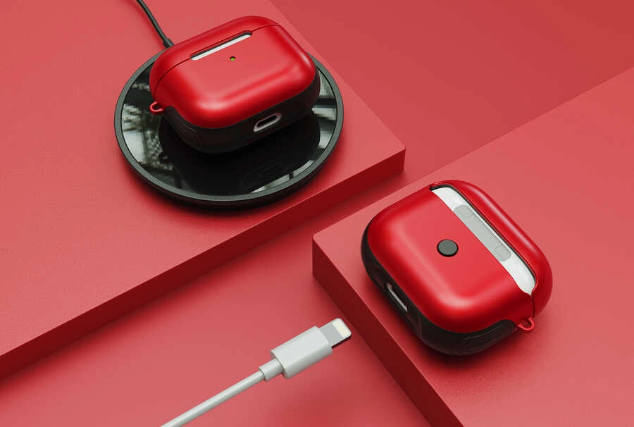 Airpods Uyumlu 3. Nesil Kılıf Zore Shockproof Silikon
