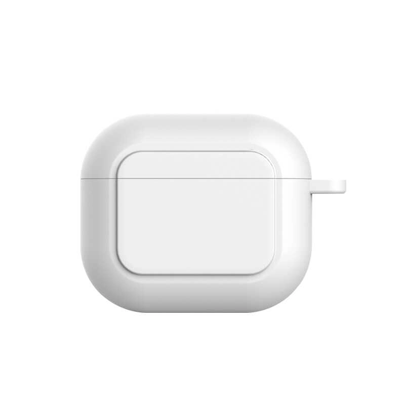 Airpods Uyumlu 3. Nesil Kılıf Zore Airbag 23 Kılıf-Beyaz