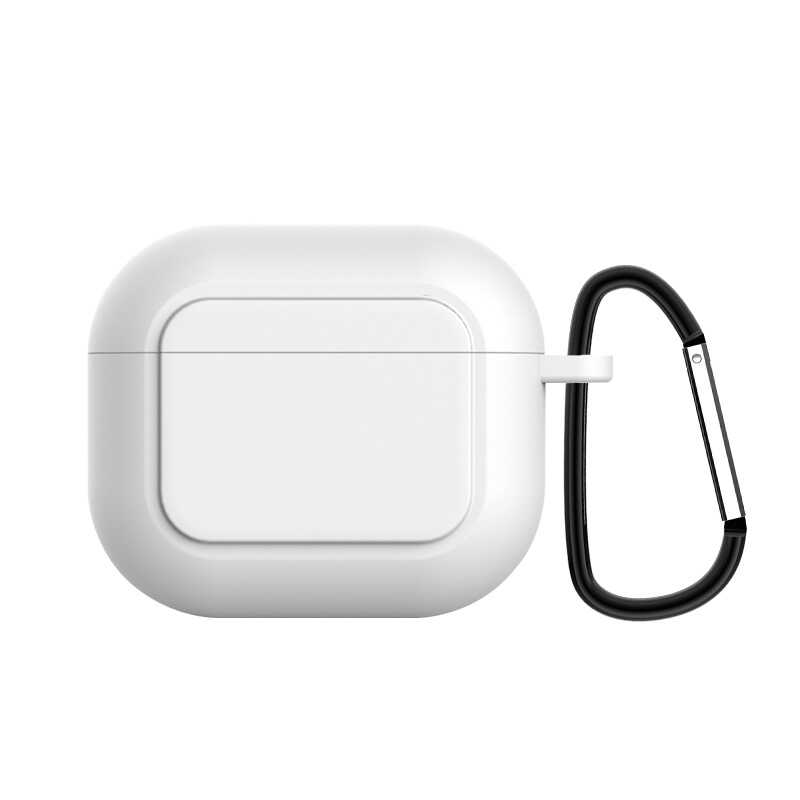 Airpods Uyumlu 3. Nesil Kılıf Zore Airbag 23 Kılıf-Beyaz