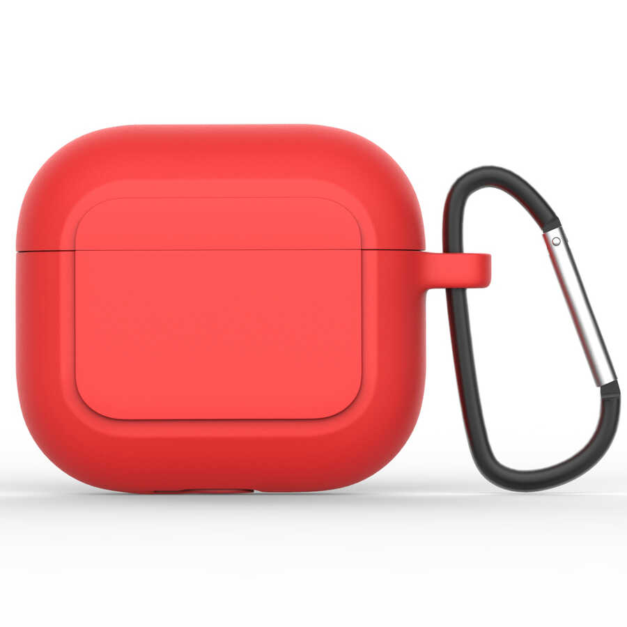 Airpods Uyumlu 3. Nesil Kılıf Zore Airbag 23 Kılıf-Kırmızı