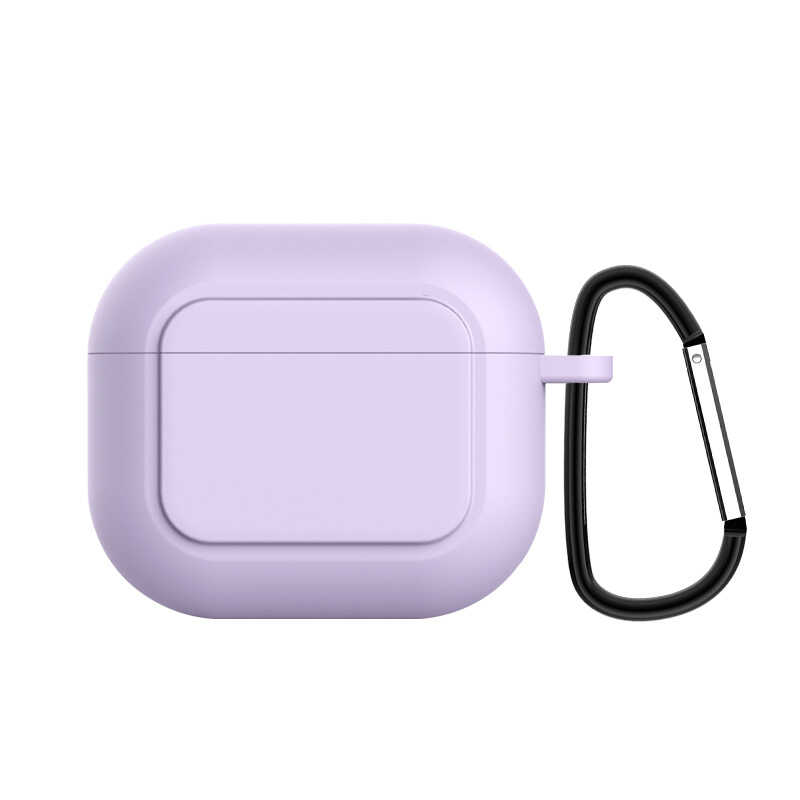Airpods Uyumlu 3. Nesil Kılıf Zore Airbag 23 Kılıf-Lila