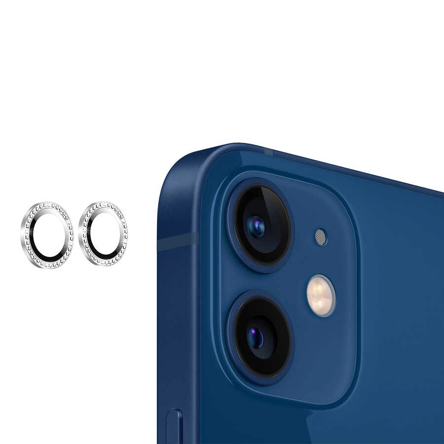 iPhone Uyumlu 12 Zore CL-06 Kamera Lens Koruyucu