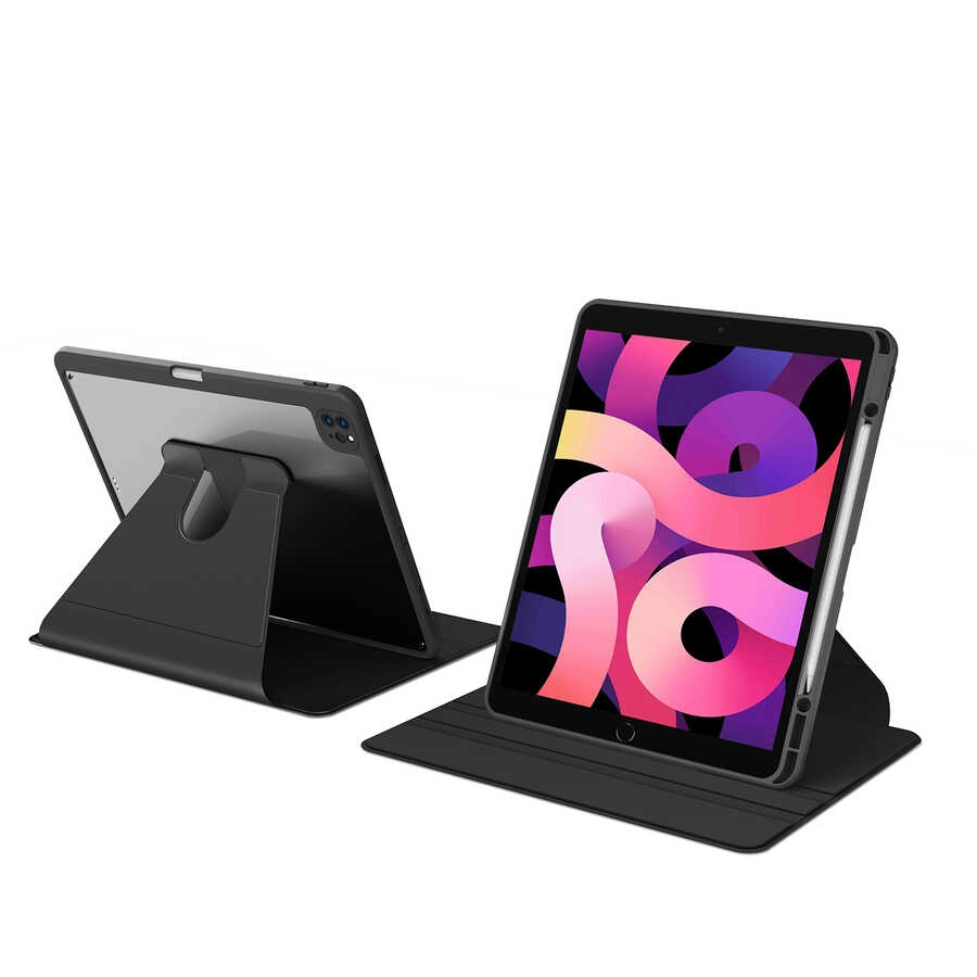 iPad Uyumlu Pro 12.9 2020 (4.Nesil) Kılıf Zore Nayn Dönebilen Standlı Kılıf