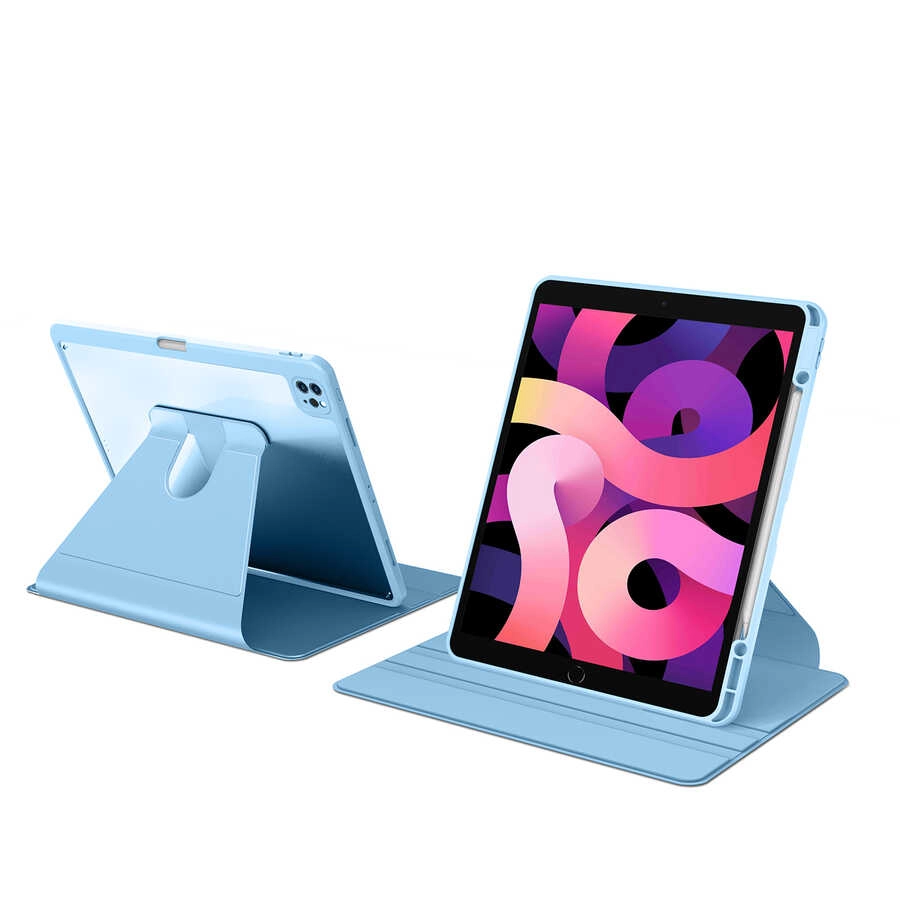 iPad Uyumlu Pro 12.9 2020 (4.Nesil) Kılıf Zore Nayn Dönebilen Standlı Kılıf