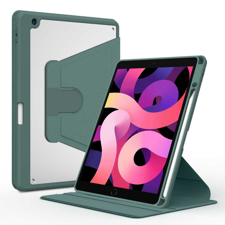 iPad Uyumlu 10.2 (8.Nesil) Kılıf Zore Nayn Dönebilen Standlı Kılıf