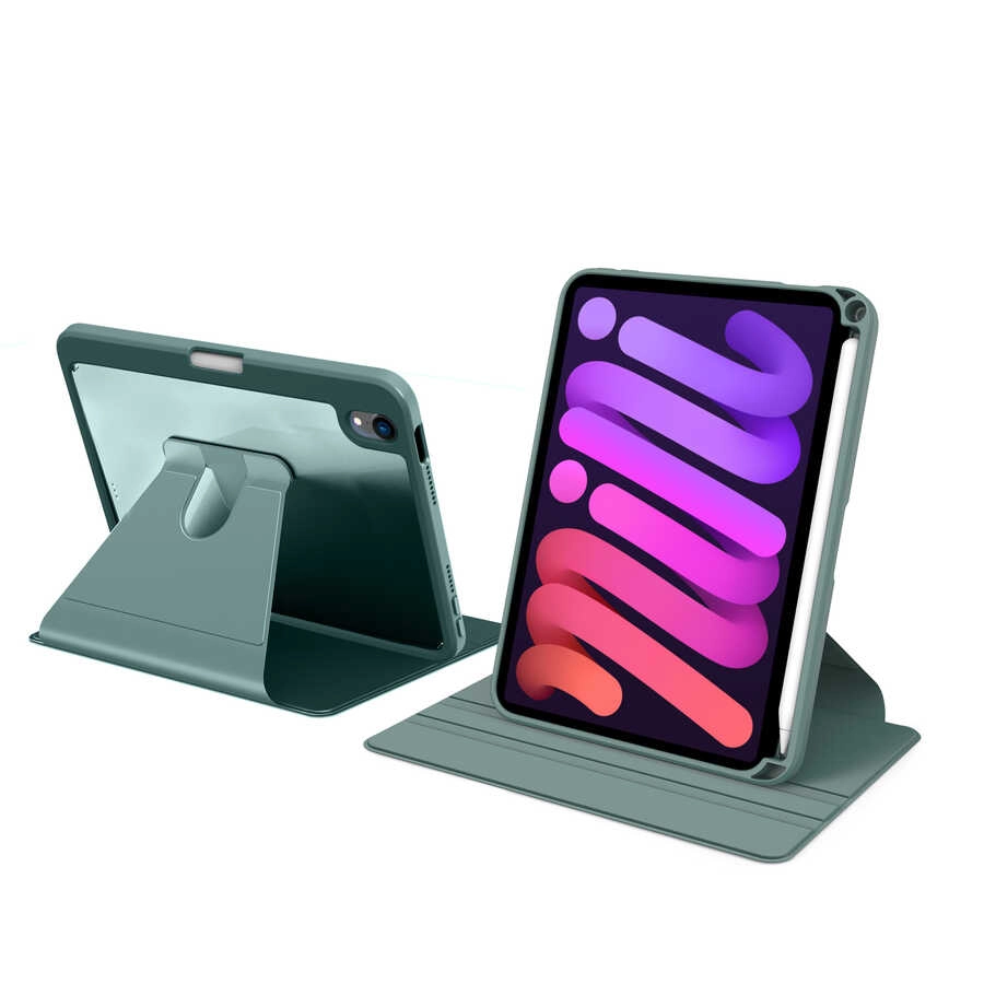 iPad Uyumlu Mini 2021 (6.Nesil) Kılıf Zore Nayn Dönebilen Standlı Kılıf