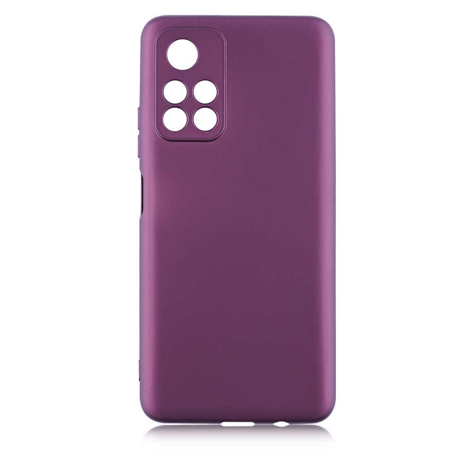 Xiaomi Uyumlu  Redmi Note 11T 5G Kılıf Zore Premier Silikon Kapak-Mürdüm