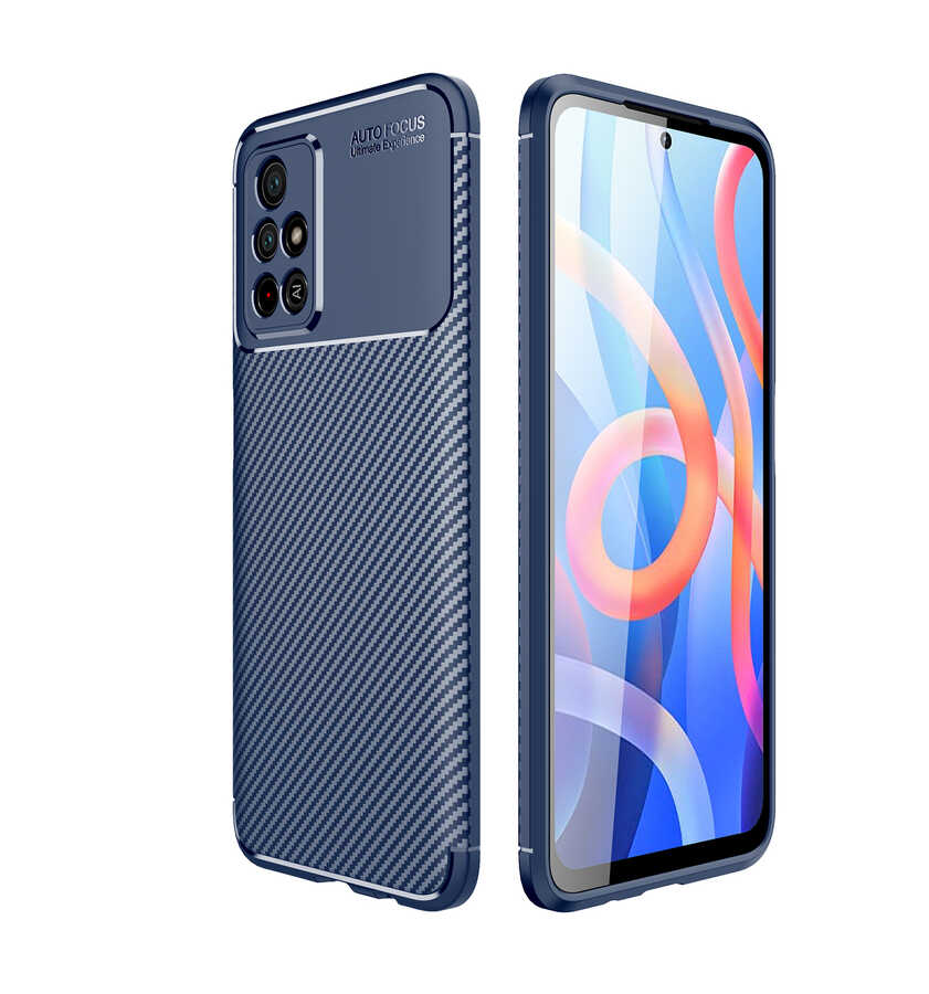 Xiaomi Uyumlu  Redmi Note 11T 5G Kılıf Zore Negro Silikon Kapak-Lacivert
