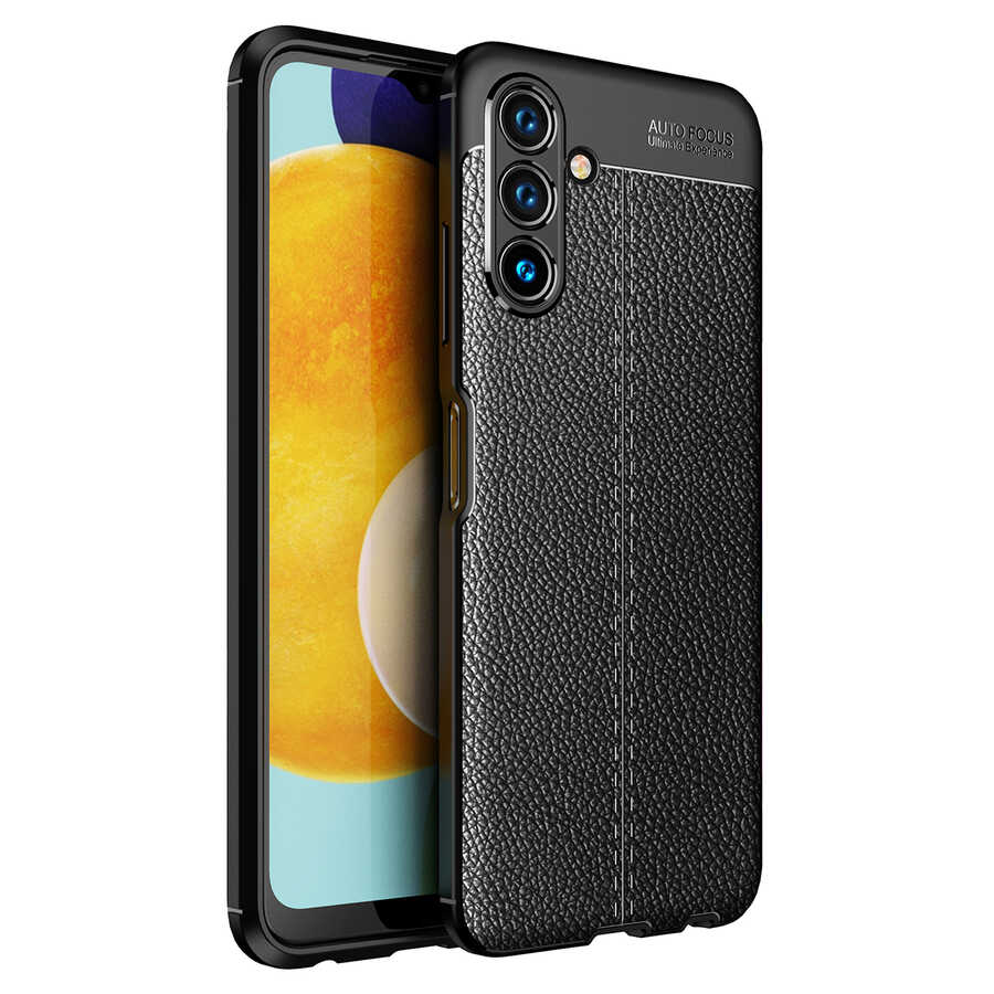 Galaxy Uyumlu A13 5G Kılıf Zore Niss Silikon Kapak-Siyah