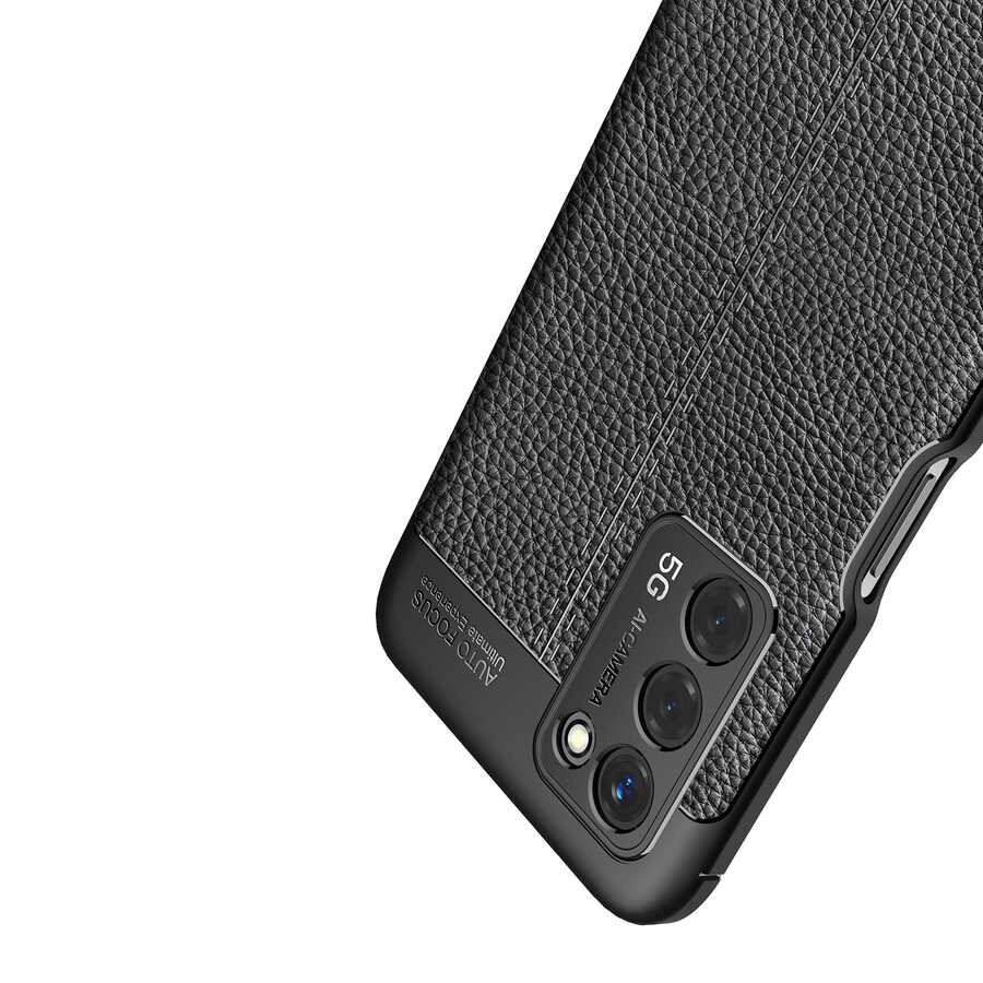 Oppo A55 5G Kılıf Zore Niss Silikon Kapak-Kırmızı