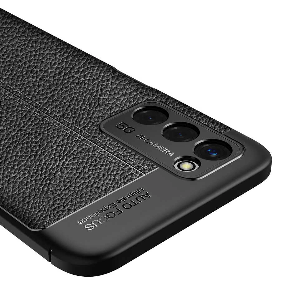 Oppo A55 5G Kılıf Zore Niss Silikon Kapak-Kırmızı