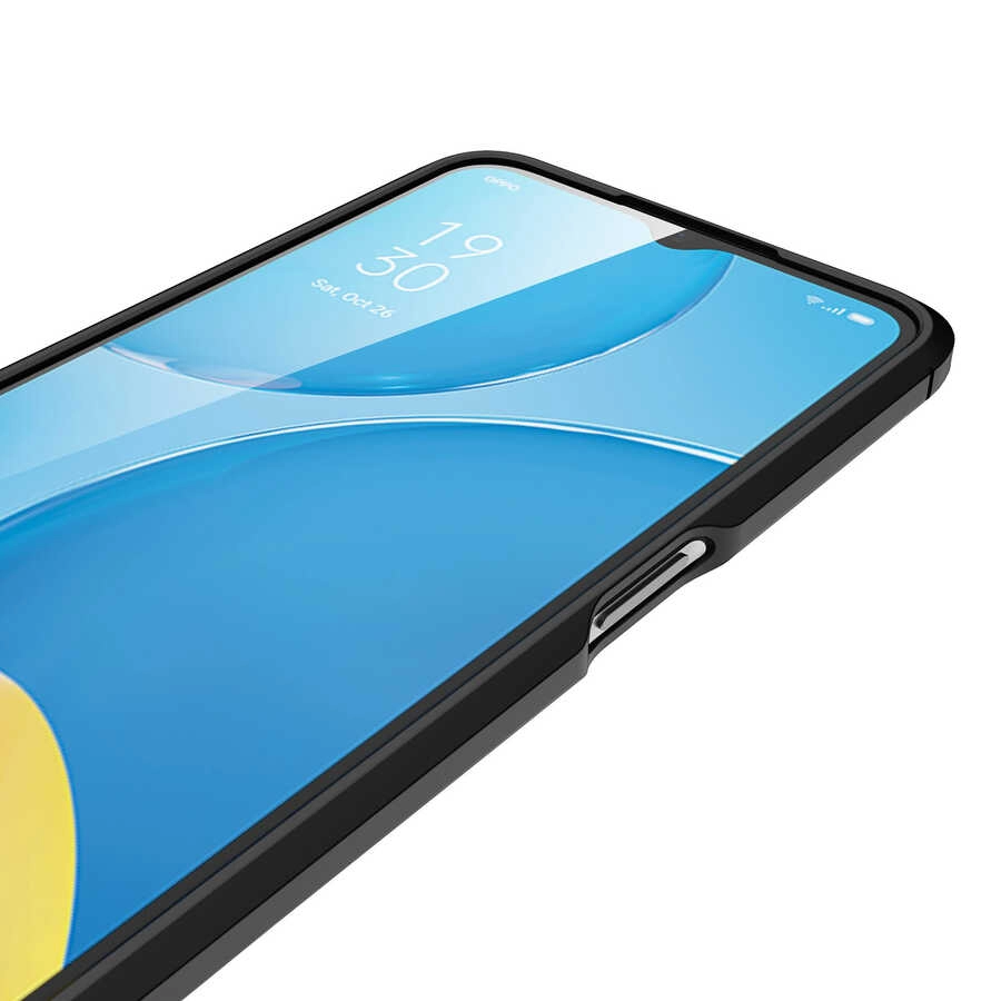 Oppo A55 5G Kılıf Zore Niss Silikon Kapak-Kırmızı