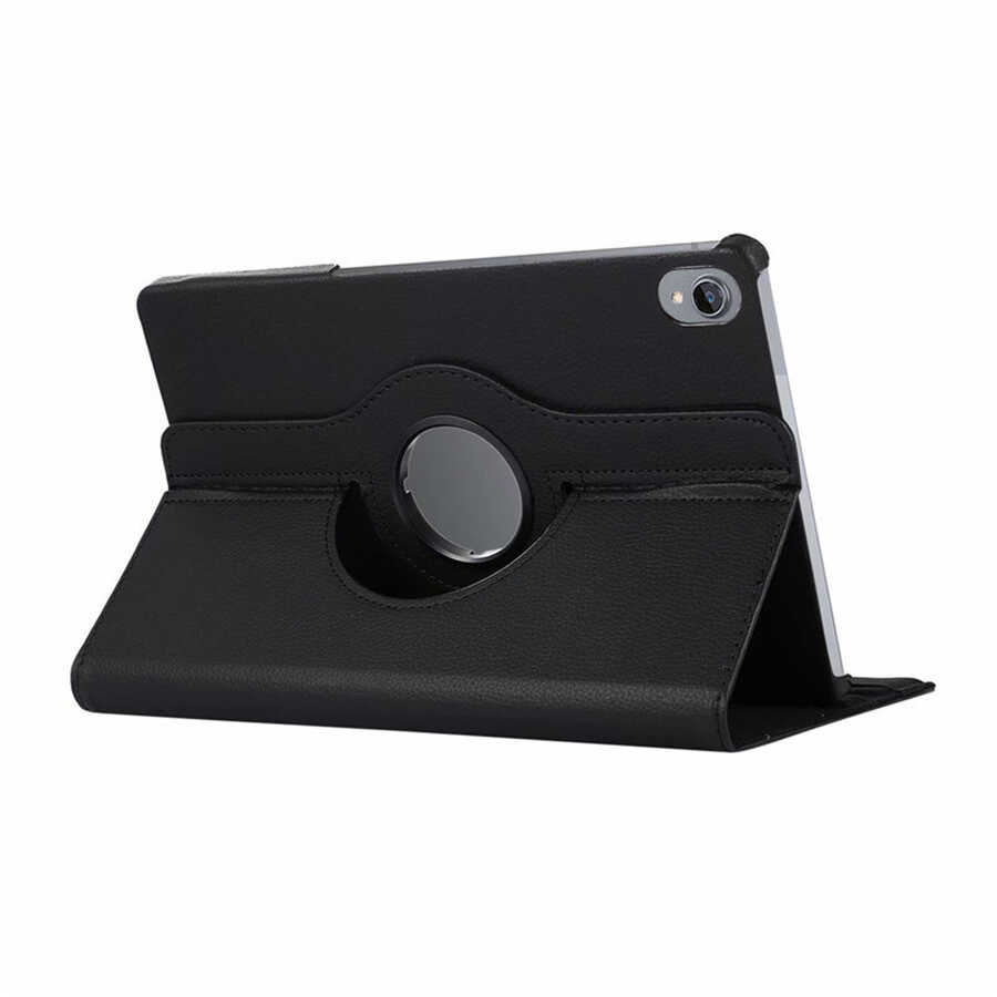 Lenovo P11 Zore Dönebilen Standlı Kılıf-Siyah
