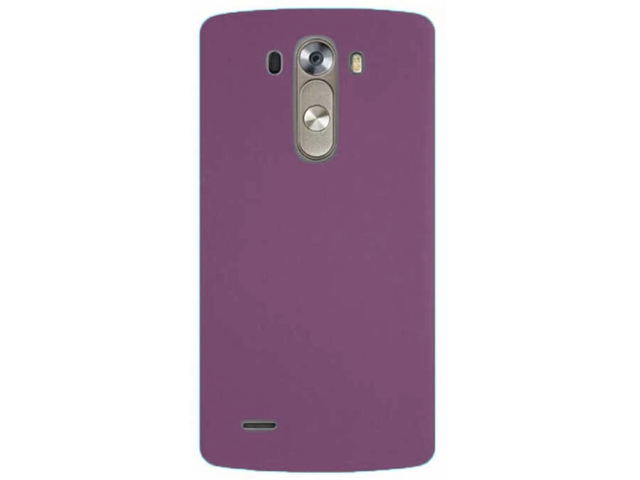 LG G3 Kılıf Zore Premier Silikon Kapak-Kırmızı