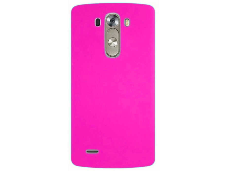 LG G3 Kılıf Zore Premier Silikon Kapak-Pembe