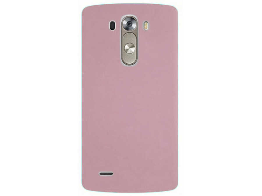 LG G3 Kılıf Zore Premier Silikon Kapak-Rose gold