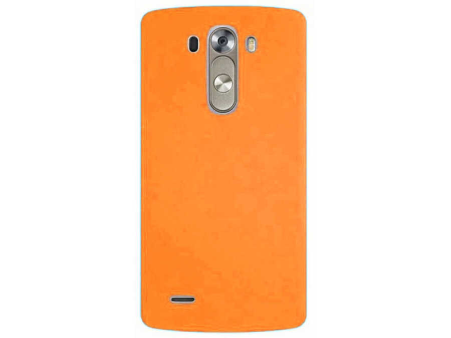LG G3 Kılıf Zore Premier Silikon Kapak-Turuncu