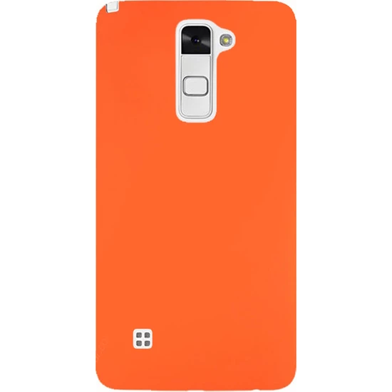 LG Stylus 2 Kılıf Zore Premier Silikon Kapak-Turuncu