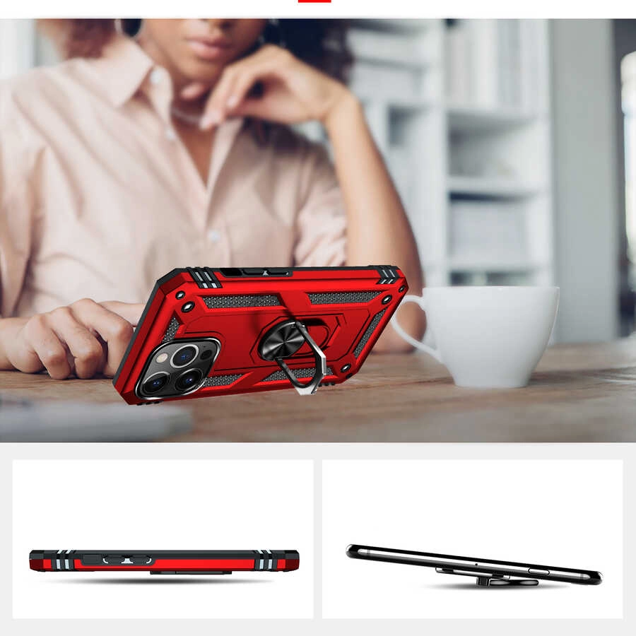 iPhone Uyumlu 13 Pro Max Kılıf Zore Vega Kapak