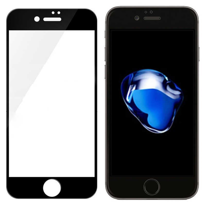 iPhone Uyumlu 7 Plus Zore 3D Muzy Temperli Cam Ekran Koruyucu