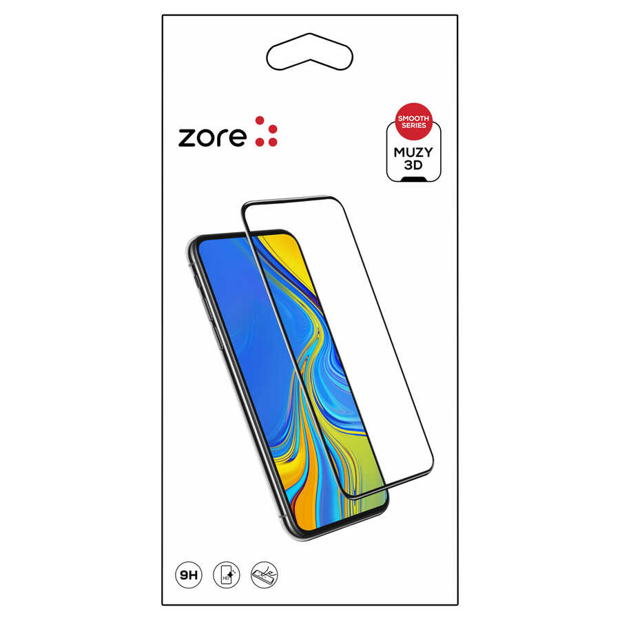 Huawei Uyumlu Mate 10 Lite Zore 3D Muzy Temperli Cam Ekran Koruyucu
