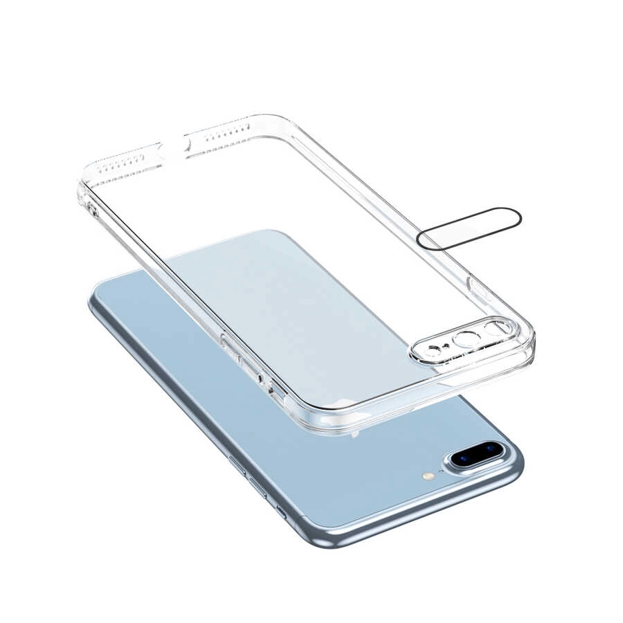 iPhone Uyumlu 8 Plus Kılıf Zore Fizy Kapak