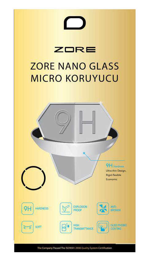 Huawei Uyumlu Mate 10 Pro Zore Nano Micro Temperli Ekran Koruyucu