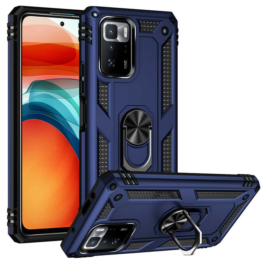 Xiaomi Uyumlu  Poco X3 GT Kılıf Zore Vega Kapak-Mavi