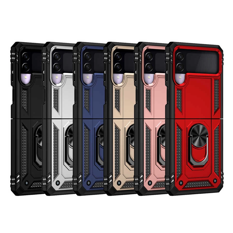Galaxy Uyumlu Z Flip 3 Kılıf Zore Vega Kapak