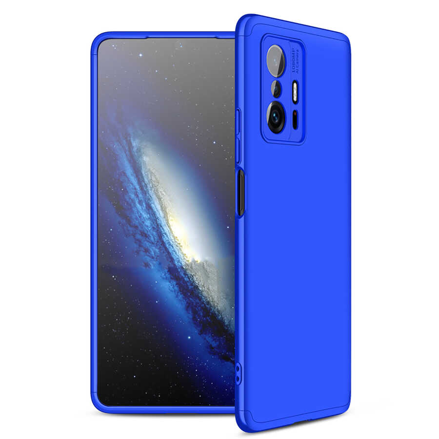 Xiaomi Uyumlu  Mi 11T Pro 5G Kılıf Zore Ays Kapak-Mavi