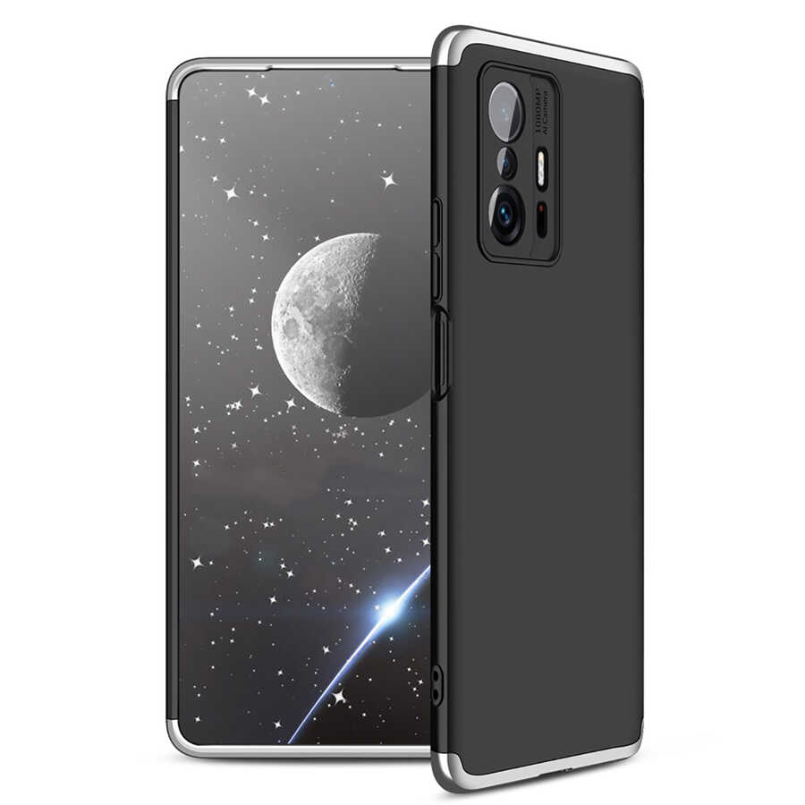 Xiaomi Uyumlu  Mi 11T Pro 5G Kılıf Zore Ays Kapak-Siyah-gri