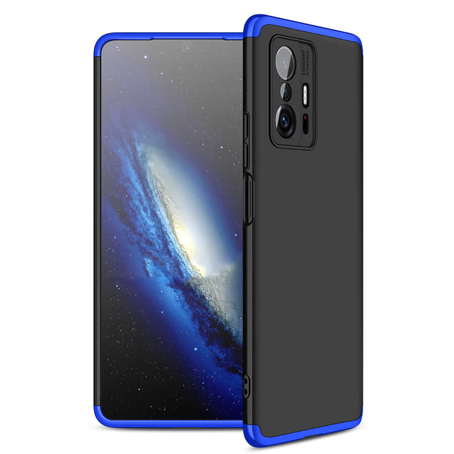 Xiaomi Uyumlu  Mi 11T Pro 5G Kılıf Zore Ays Kapak-Siyah-mavi