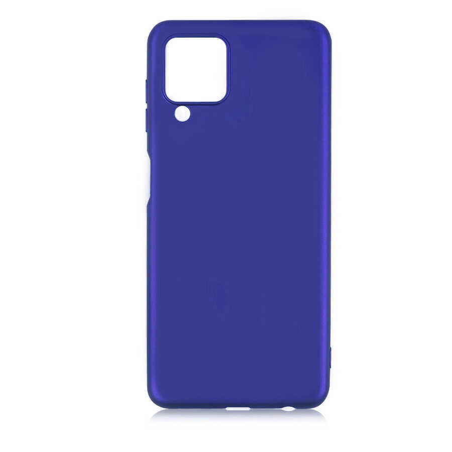 Galaxy Uyumlu M32 Kılıf Zore Premier Silikon Kapak-Saks mavi