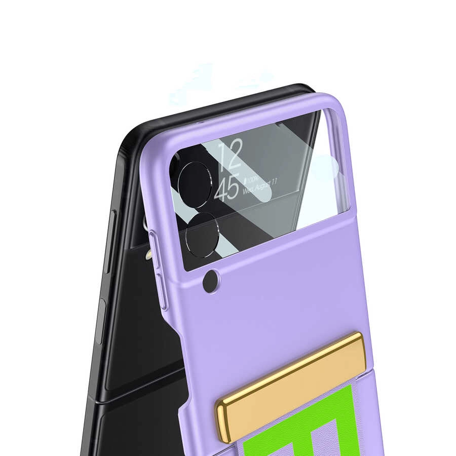 Galaxy Uyumlu Z Flip 3 Kılıf Zore Flio Kıpta Kapak