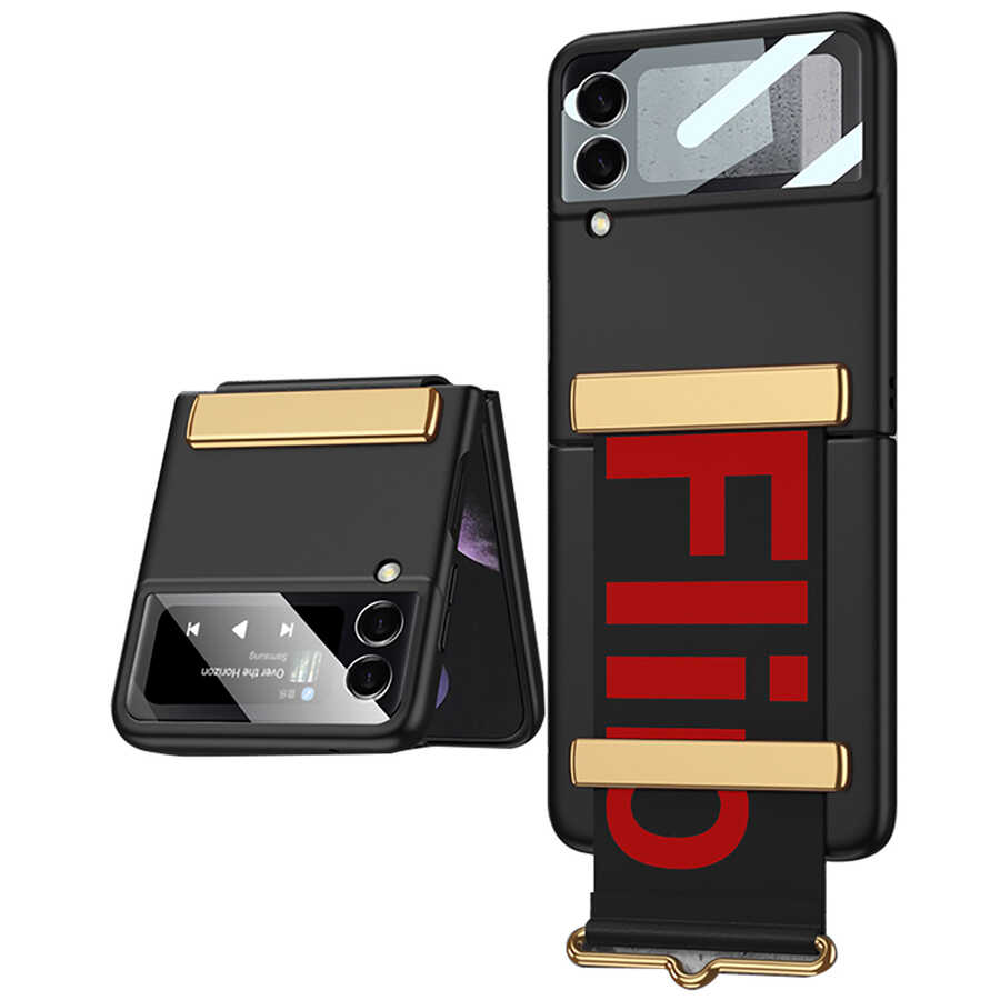 Galaxy Uyumlu Z Flip 3 Kılıf Zore Flio Kıpta Kapak