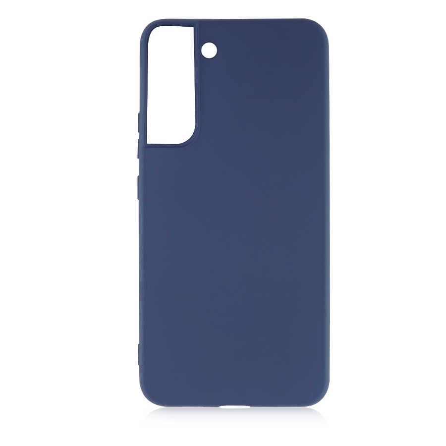 Galaxy Uyumlu S22 Kılıf Zore Premier Silikon Kapak-Lacivert