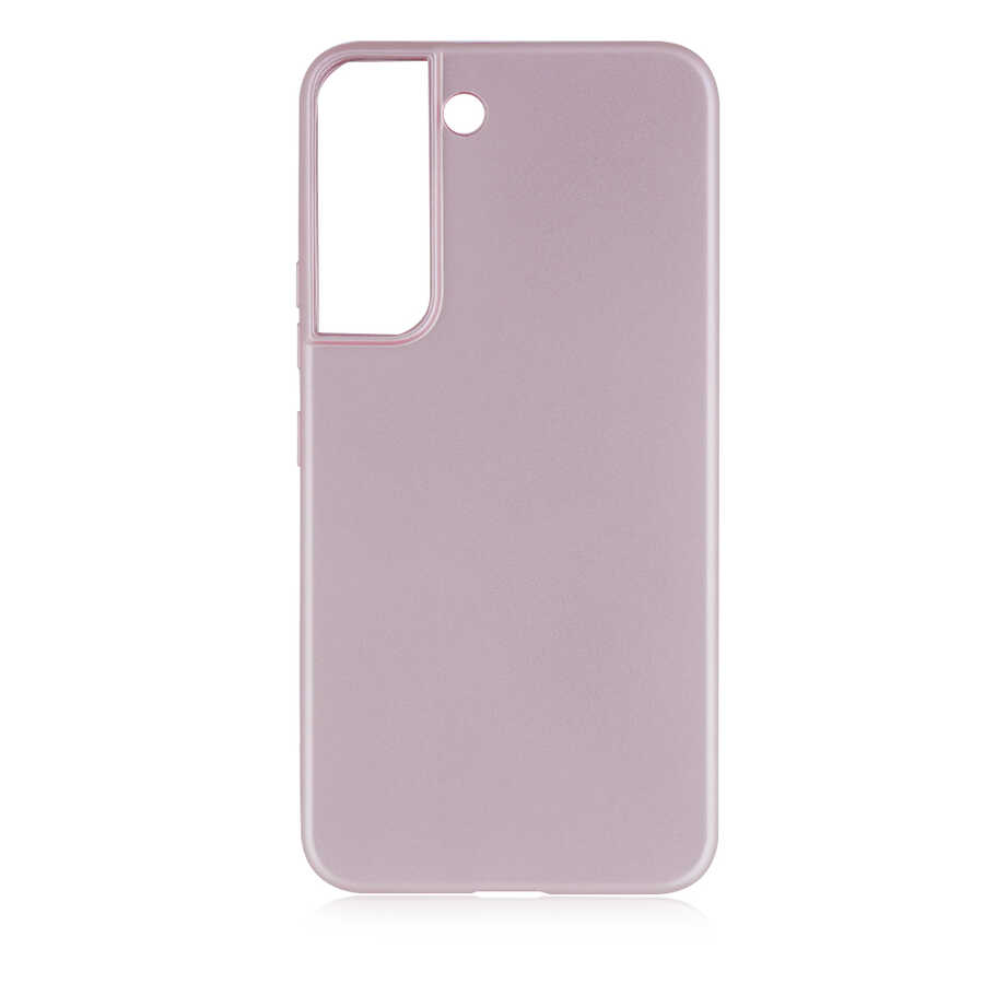 Galaxy Uyumlu S22 Kılıf Zore Premier Silikon Kapak-Rose gold