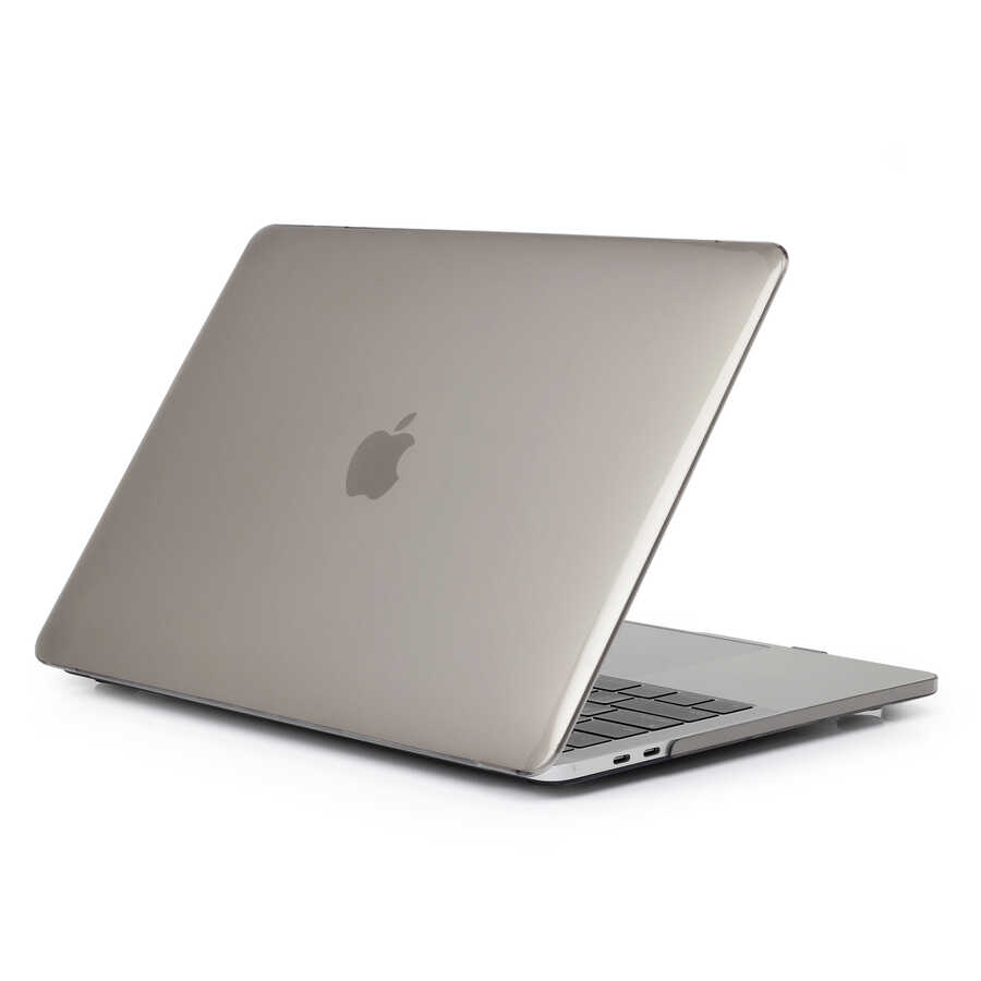 Macbook Uyumlu 13.3’ Air M1 Zore MSoft Kristal Kapak-Gri
