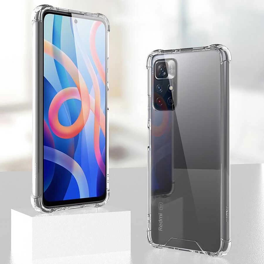 Xiaomi Uyumlu  Poco M4 Pro 5G Kılıf Zore Nitro Anti Shock Silikon