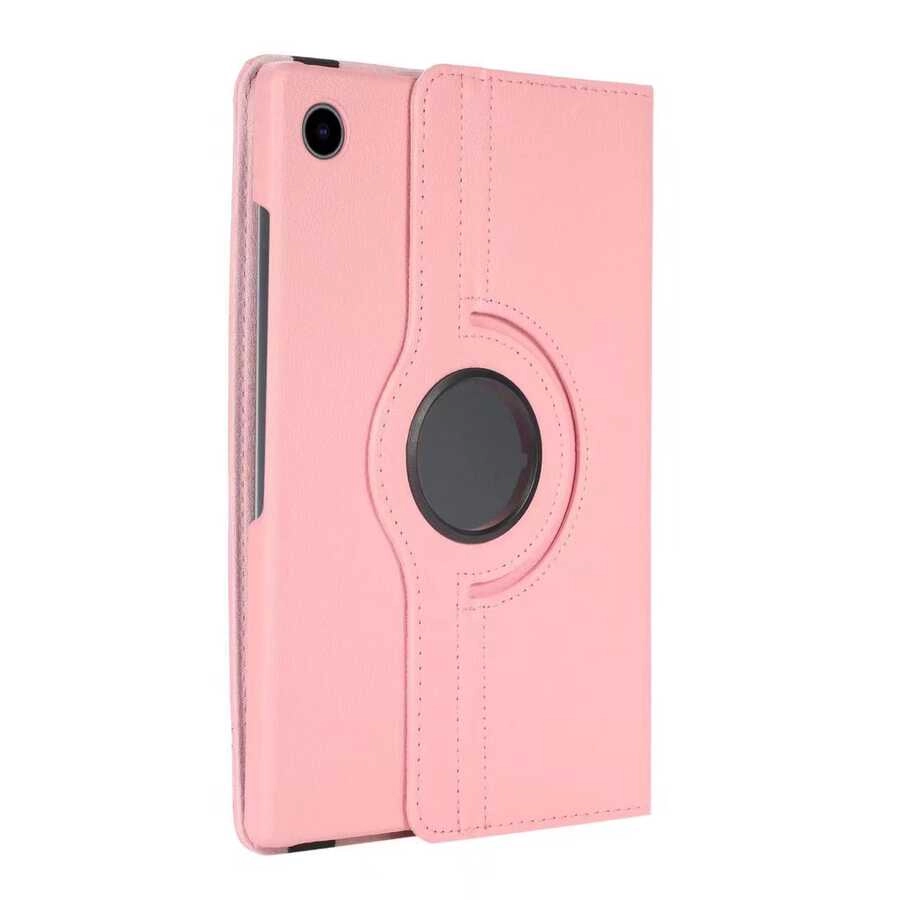 Samsung Galaxy Tab A8 10.5 SM-X200 (2021) Zore Dönebilen Standlı Kılıf-Pembe