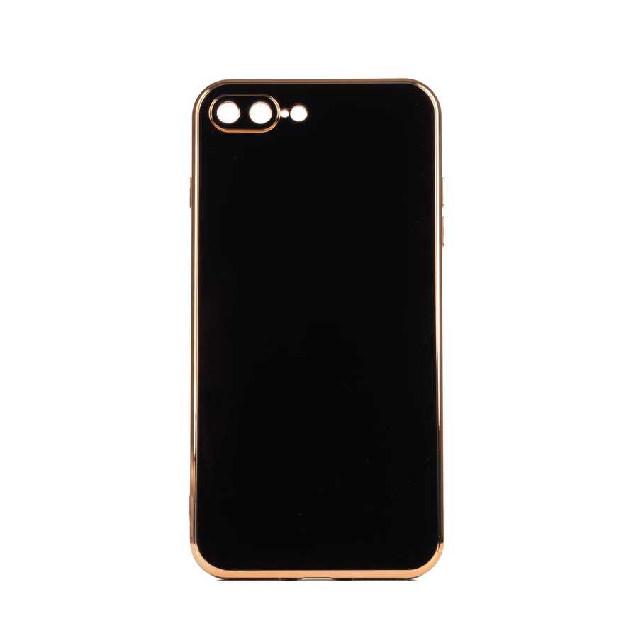 iPhone Uyumlu 8 Plus Kılıf Zore Bark Kapak-Siyah