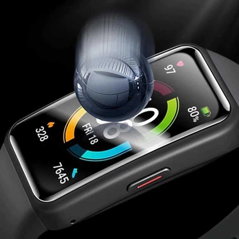 Huawei Uyumlu Band 6 Zore PMMA Pet Saat Ekran Koruyucu