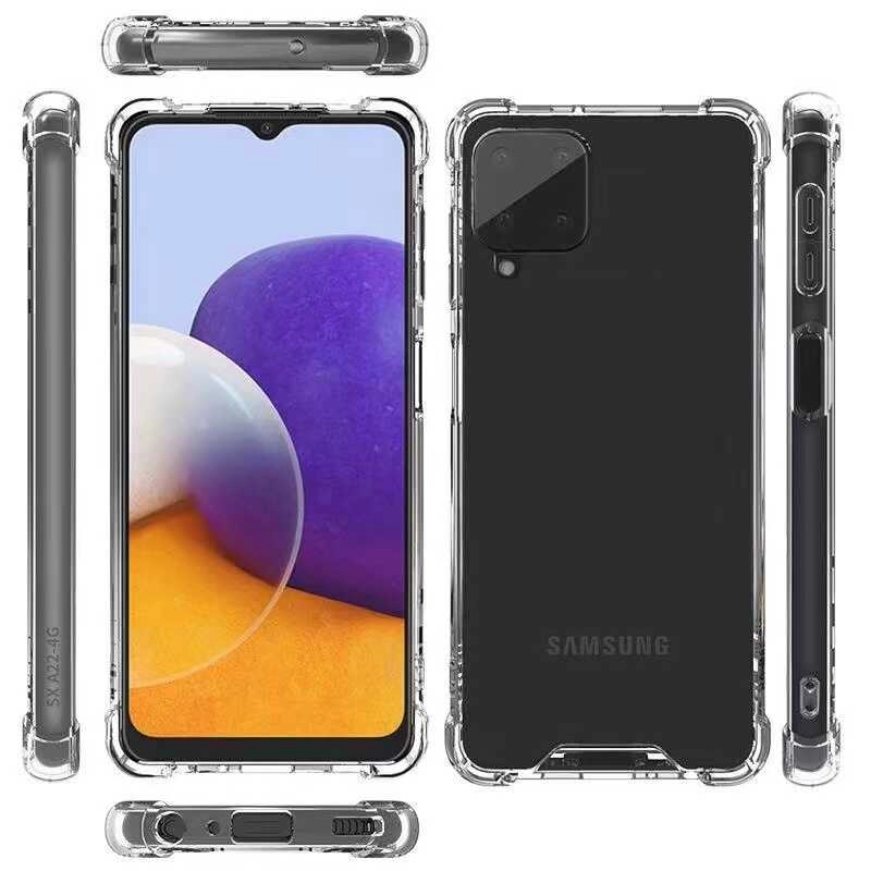 Galaxy Uyumlu M22 Kılıf Zore Nitro Anti Shock Silikon