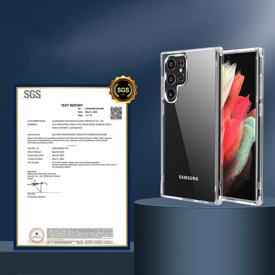 Galaxy Uyumlu S22 Ultra Kılıf Zore Forst Kapak