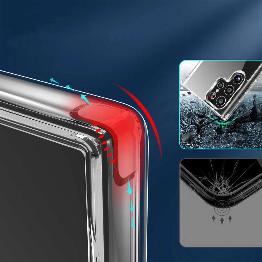 Galaxy Uyumlu S22 Ultra Kılıf Zore Forst Kapak