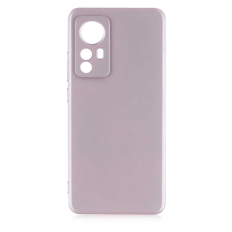 Xiaomi Uyumlu  Mi 12 Kılıf Zore Premier Silikon Kapak-Rose gold